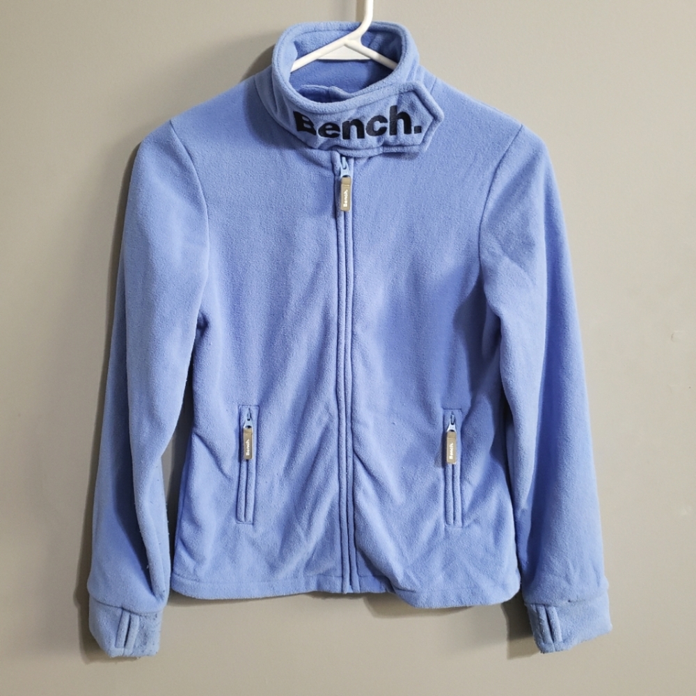 Bench Girls Funnel Microfleece Zip Up Wrap Neck size 11/12